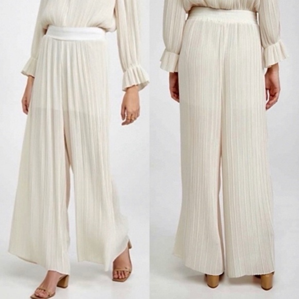 Pleated pants